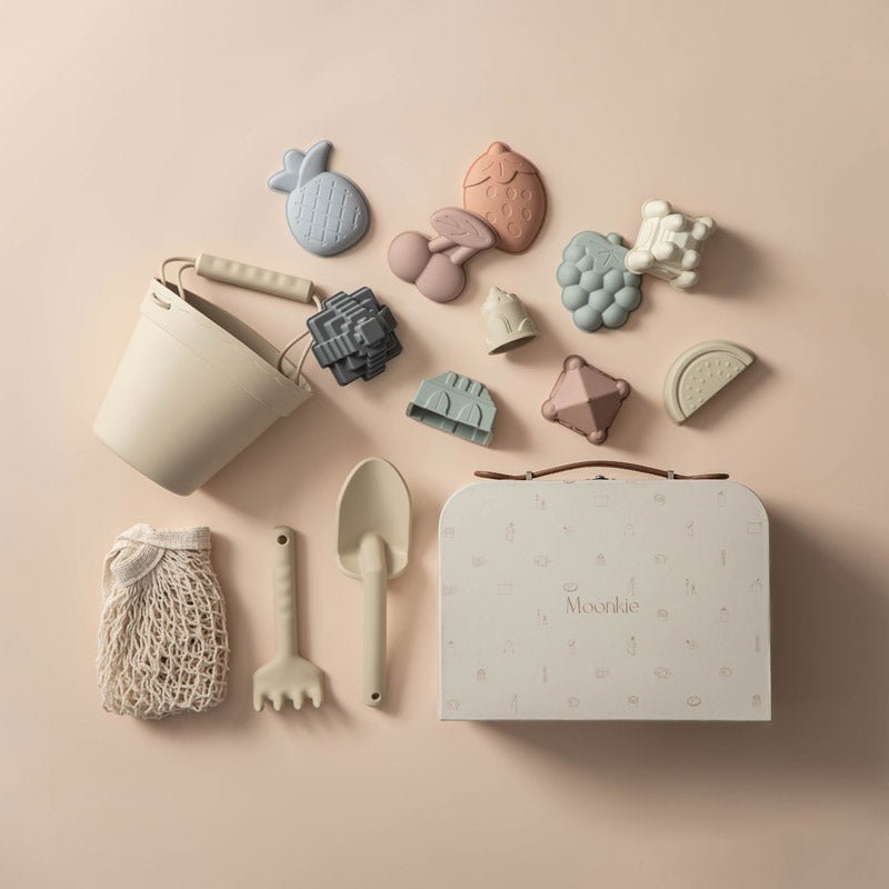 Moonkie-ar-طقم ألعاب شاطئ سيليكون (لون بيج)-1