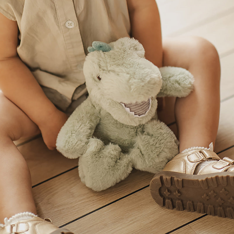 طقم دميتين – حقيبة ظهر الفيل & دمية الديناصور القطيفة