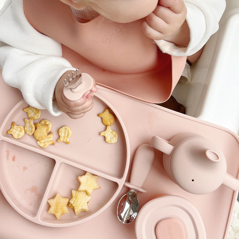 مجموعة هدايا أدوات الطعام (أحمر خدود/ضبابي)