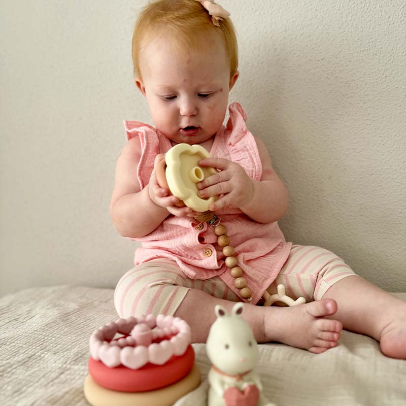 حلقات التسنين المتراصة على شكل أرنب