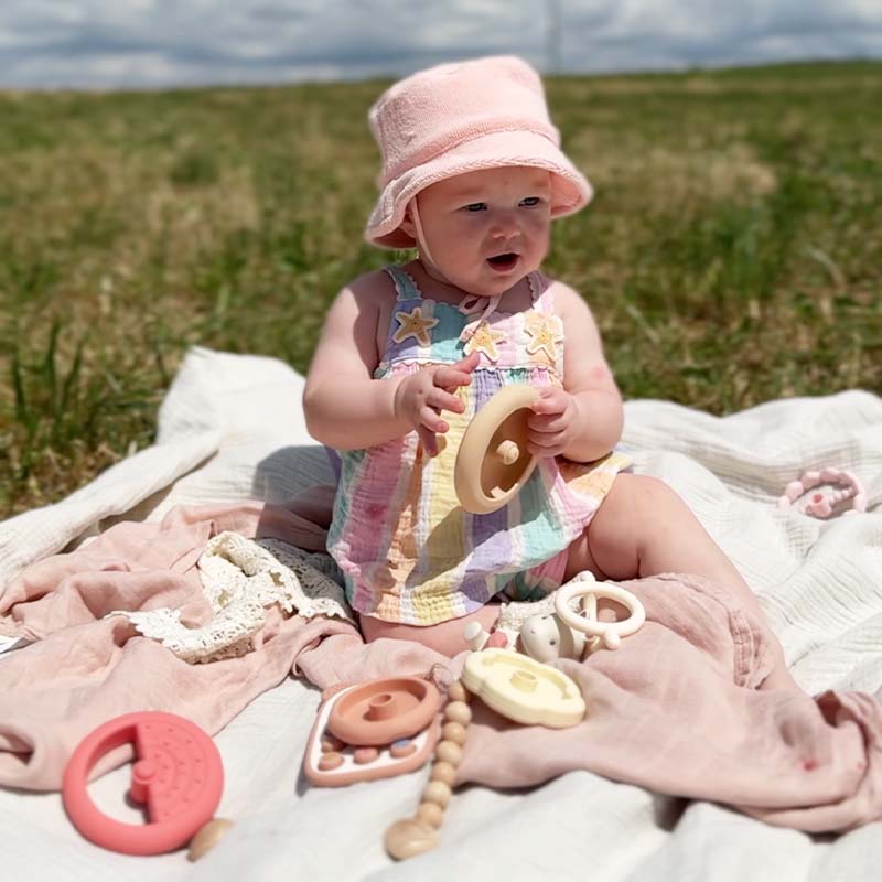 حلقات التسنين المتراصة على شكل أرنب