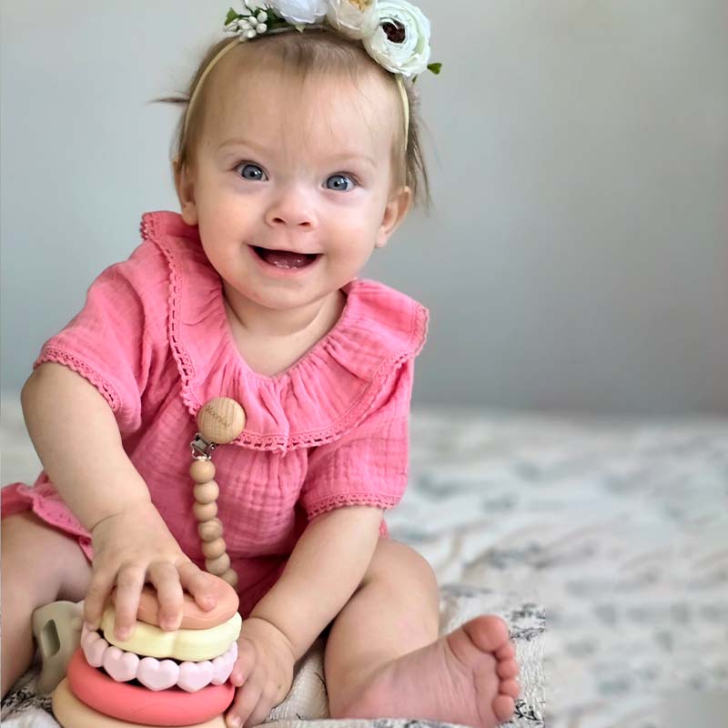 حلقات التسنين المتراصة على شكل أرنب