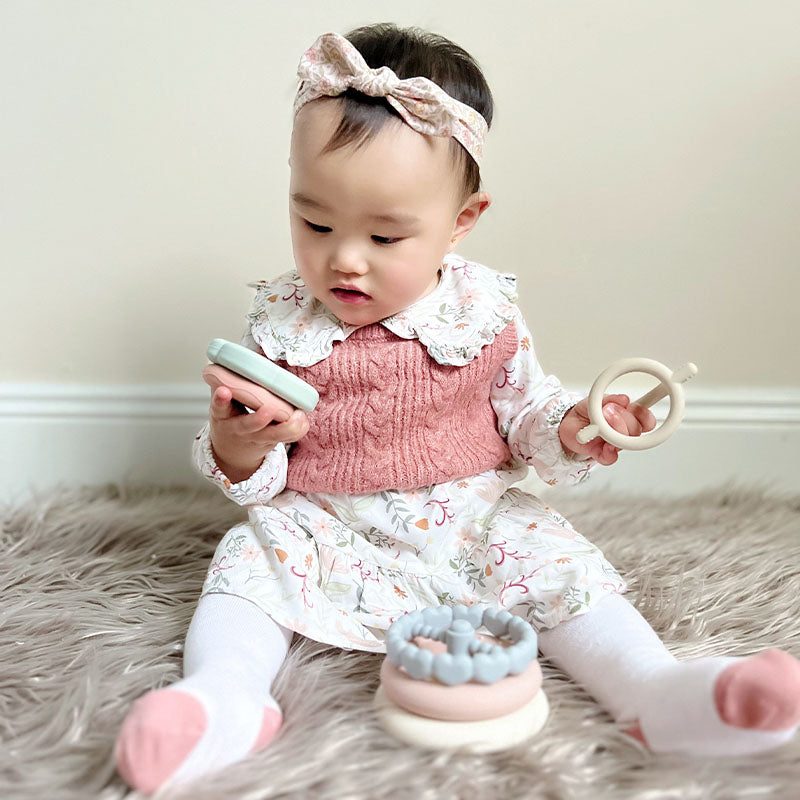 Moonkie-حلقات التسنين المتراصة على شكل دينو / أرنب-SR-4-9