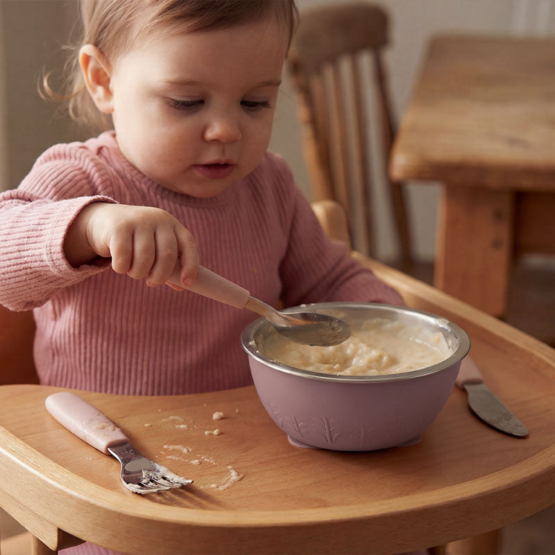 وعاء شفط من الستانلس ستيل والسيليكون – 385 مل