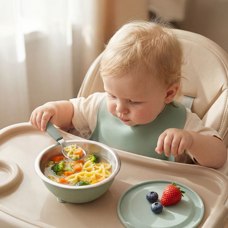 وعاء شفط من الستانلس ستيل والسيليكون – 385 مل