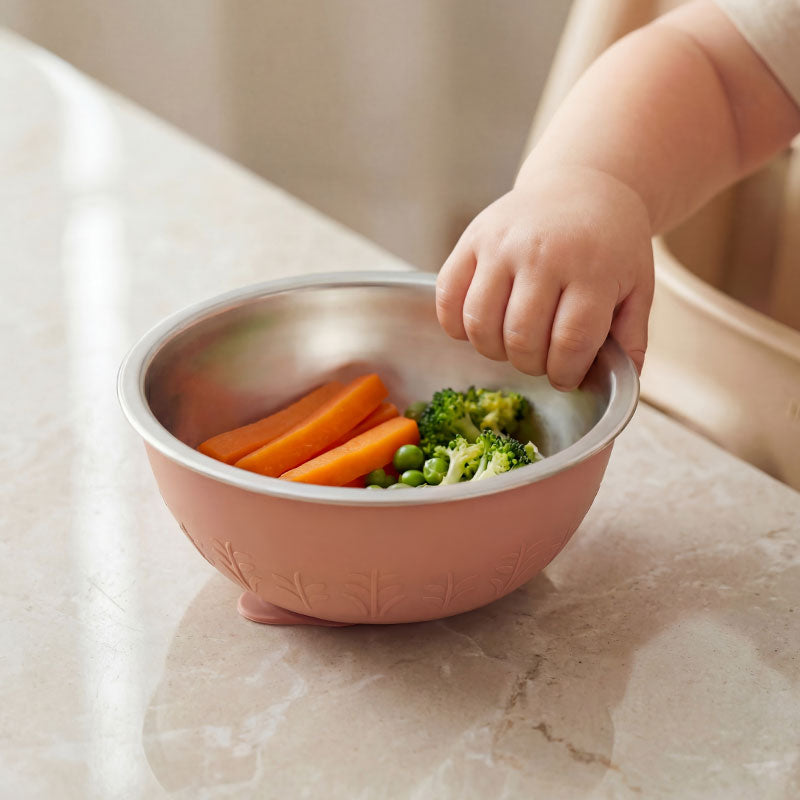 وعاء شفط من الستانلس ستيل والسيليكون – 385 مل