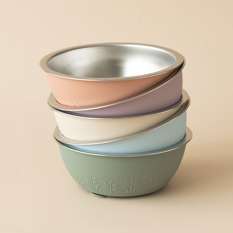 وعاء شفط من الستانلس ستيل والسيليكون – 385 مل