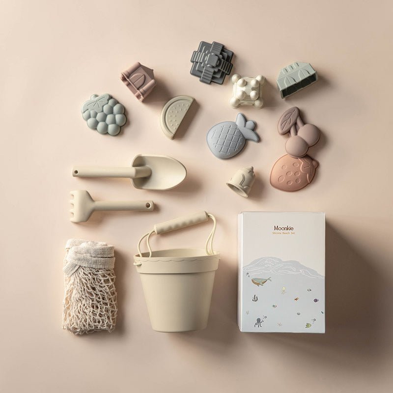 Moonkie-ar-طقم ألعاب شاطئ سيليكون (لون بيج)-8