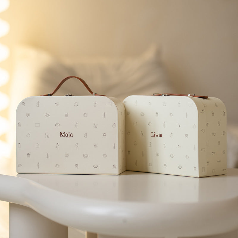 مجموعة هدايا أدوات الطعام (أحمر خدود/ضبابي)