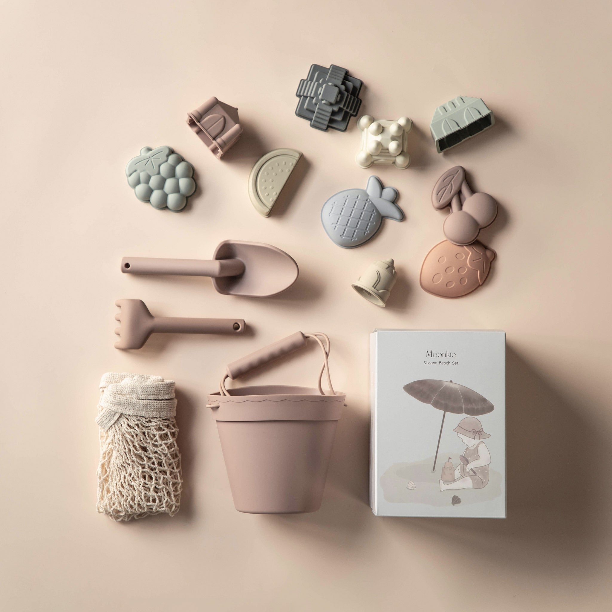 Moonkie-ar-طقم ألعاب الشاطئ من السيليكون ( لون أحمر خدود)-9