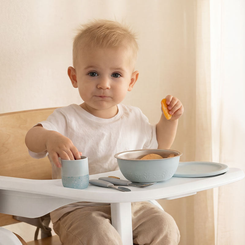 وعاء شفط من الستانلس ستيل والسيليكون – 385 مل