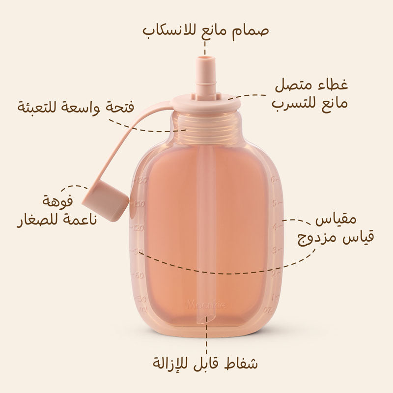مجموعة أكياس طعام الأطفال لفوضى أقل