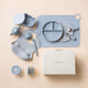 مجموعة هدايا أدوات الطعام (لون أثير/أزرق سماوي)