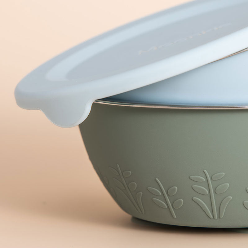 وعاء شفط من الستانلس ستيل والسيليكون – 385 مل