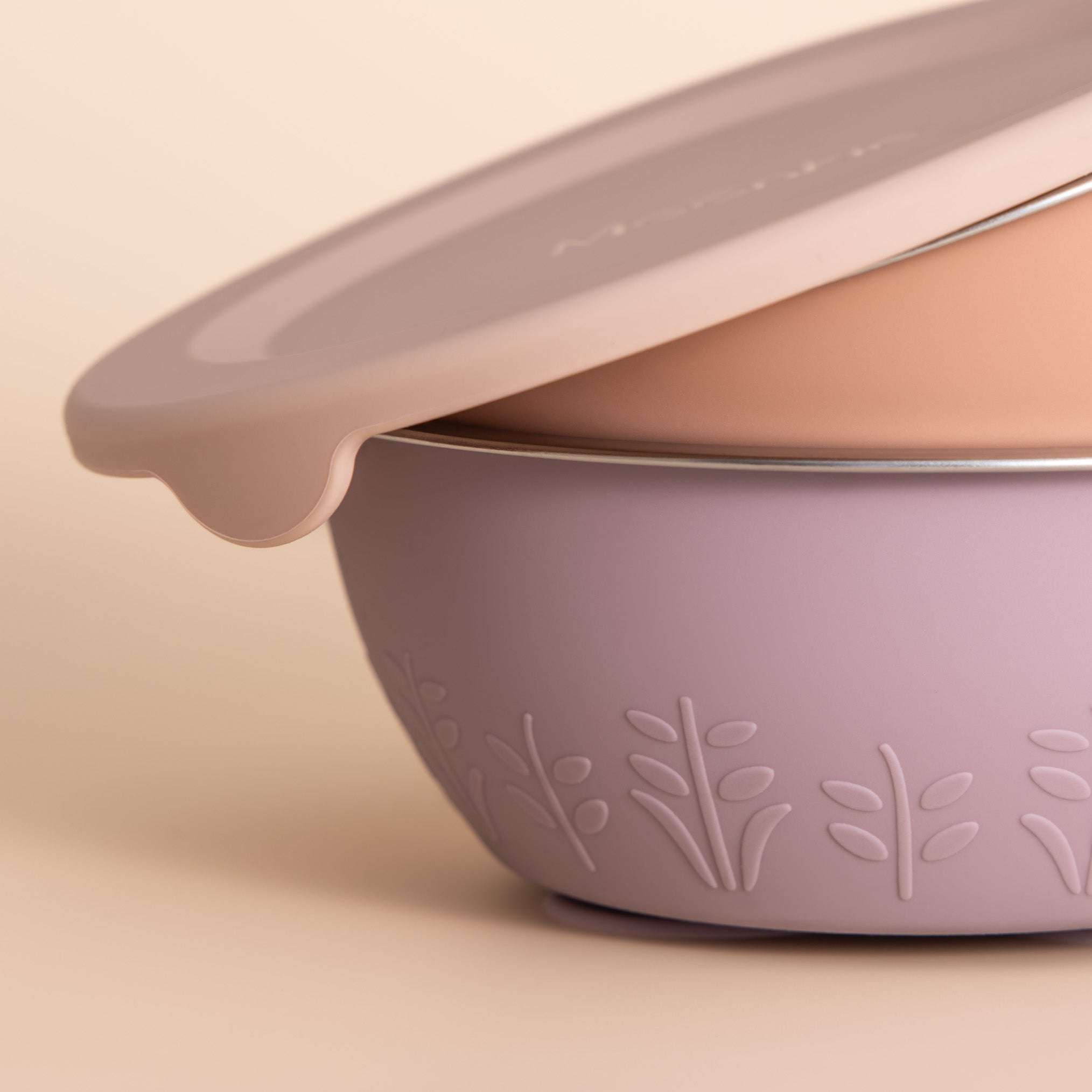 وعاء شفط من الستانلس ستيل والسيليكون – 385 مل