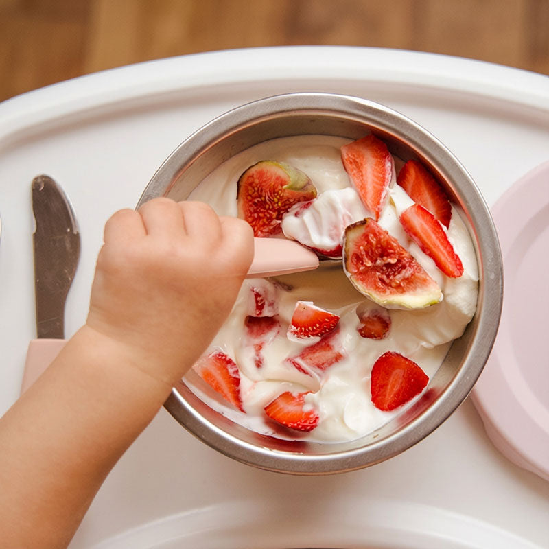 وعاء شفط من الستانلس ستيل والسيليكون – 385 مل