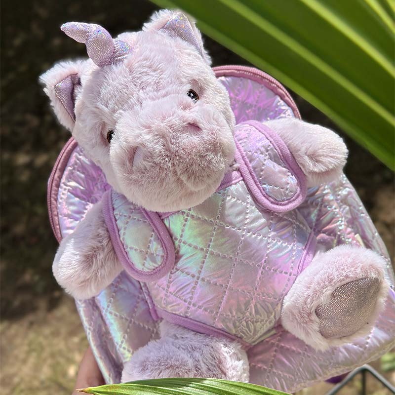 حقيبة ظهر Lilac على شكل وحيد القرن